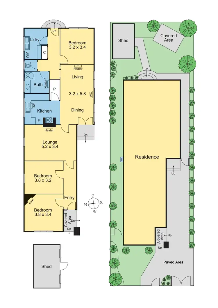Floorplan of Homely house listing, 66 Clarendon Street, Coburg VIC 3058