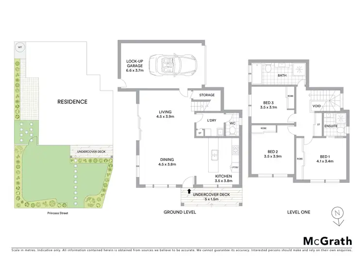 Floorplan of Homely townhouse listing, 1/39 Princes Street, Watsonia VIC 3087