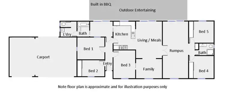 Floorplan of Homely house listing, 720-726 Sandilong Avenue, Irymple VIC 3498