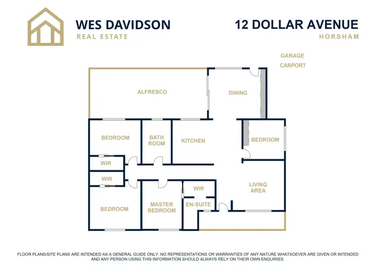 Floorplan of Homely house listing, 12 Dollar Avenue, Horsham VIC 3400