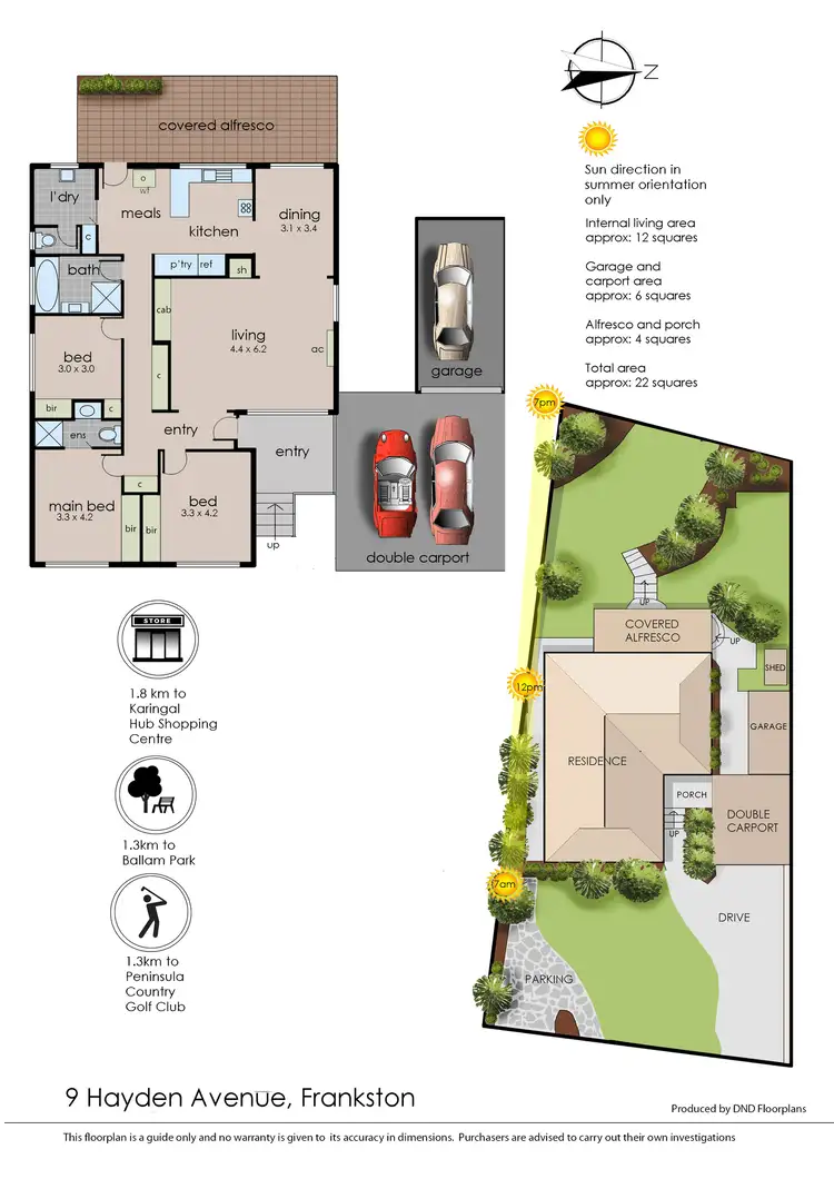 Floorplan of Homely house listing, 9 Hayden Avenue, Frankston VIC 3199
