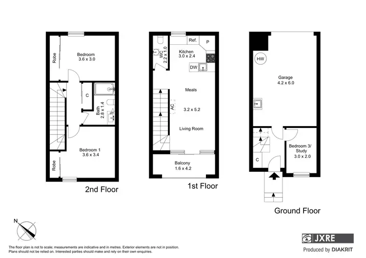 Floorplan of Homely townhouse listing, 7/163 Carinish Road, Clayton VIC 3168