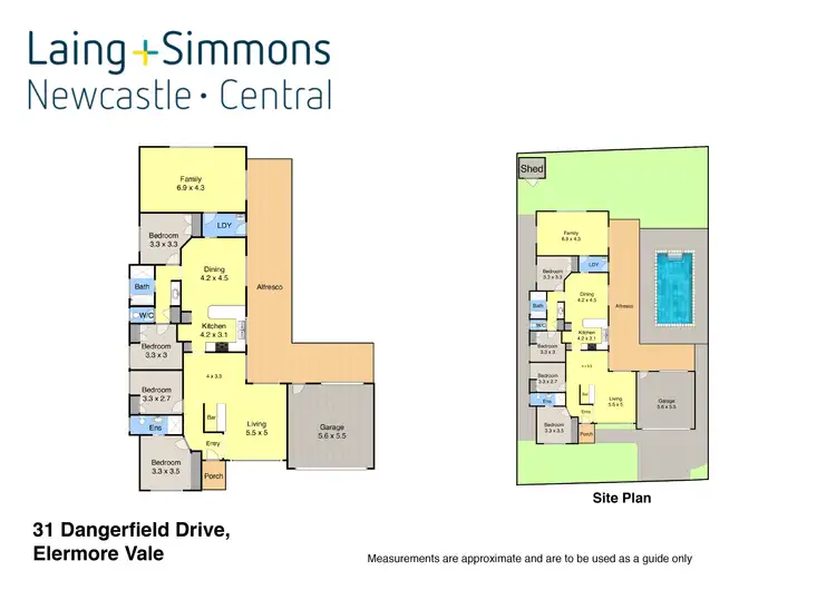 Floorplan of Homely house listing, 31 Dangerfield Drive, Elermore Vale NSW 2287