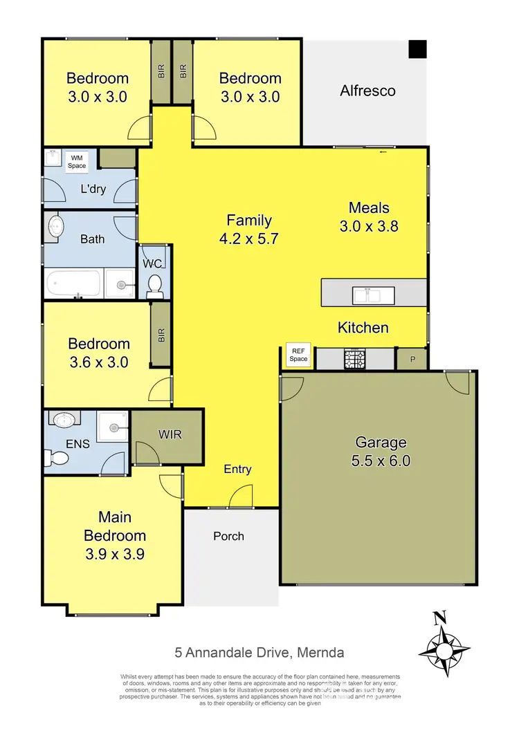 Floorplan of Homely house listing, 5 Annandale Drive, Mernda VIC 3754