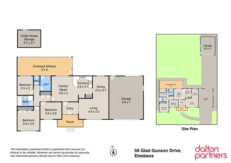Floorplan of Homely house listing, 58 Glad Gunson Drive, Eleebana NSW 2282