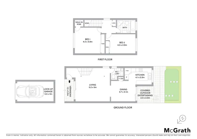 Floorplan of Homely townhouse listing, 7/184 Waterloo Road, Marsfield NSW 2122