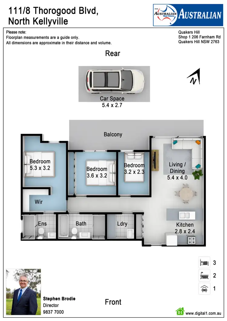 Floorplan of Homely apartment listing, 111/8 Thorogood Boulevard, North Kellyville NSW 2155