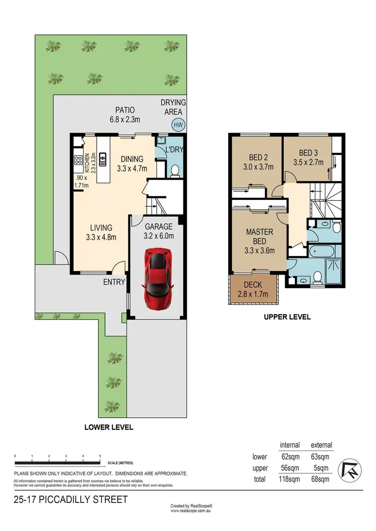 Floorplan of Homely townhouse listing, 28/17 Piccadilly Street, Bellmere QLD 4510