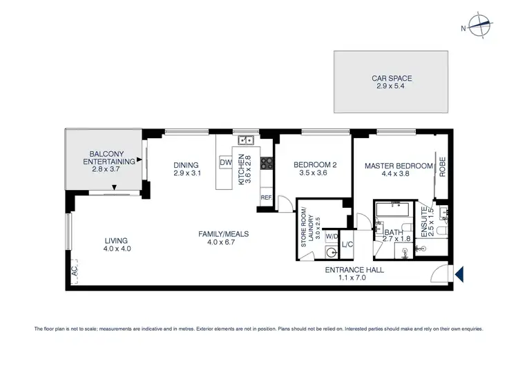 Floorplan of Homely apartment listing, 49/75-83 Windsor Road, Northmead NSW 2152