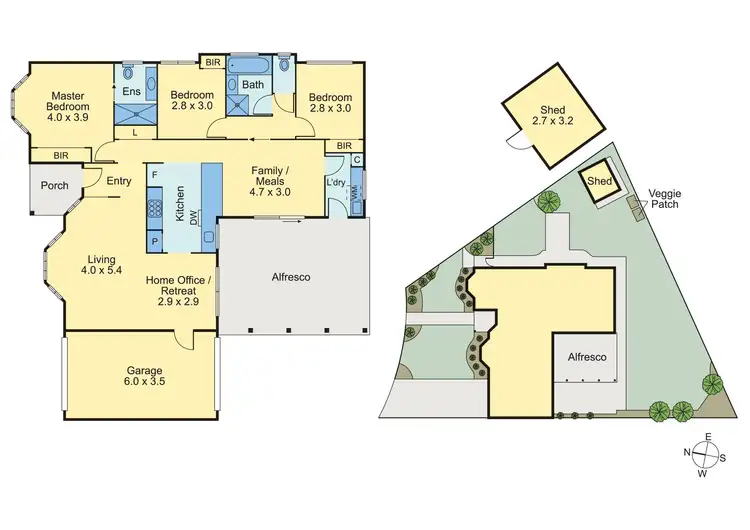 Floorplan of Homely house listing, 6 Silk Court, Epping VIC 3076