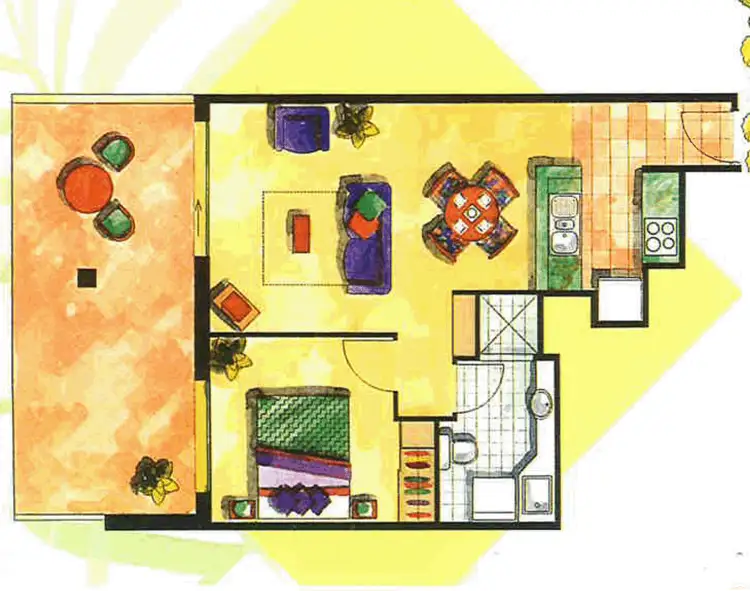 Floorplan of Homely unit listing, 10/20 Anne Avenue, Broadbeach QLD 4218