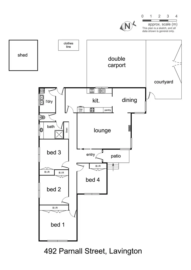 Floorplan of Homely house listing, 492 Parnall Street, Lavington NSW 2641