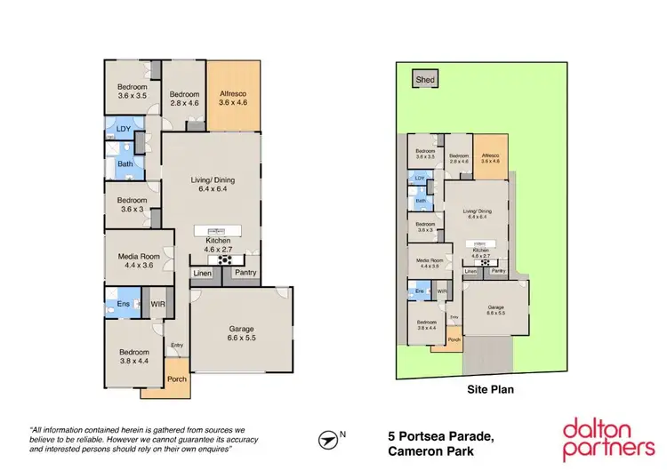 Floorplan of Homely house listing, 5 Portsea Parade, Cameron Park NSW 2285