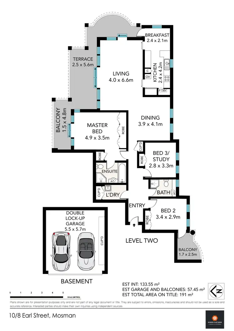 Floorplan of Homely apartment listing, 10/8 Earl Street, Mosman NSW 2088