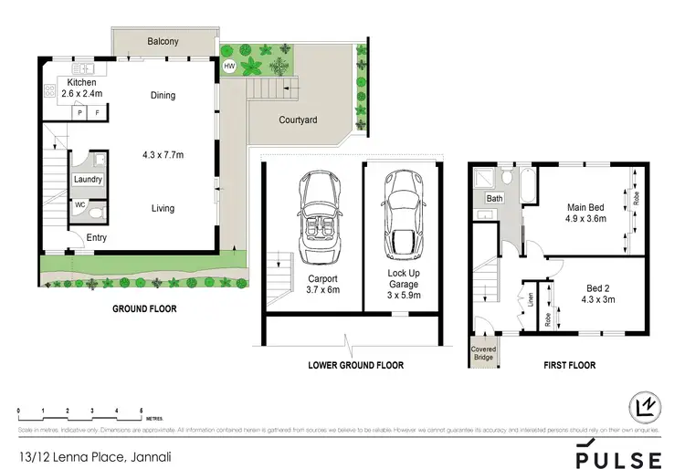 Floorplan of Homely townhouse listing, 13/12 Lenna Place, Jannali NSW 2226