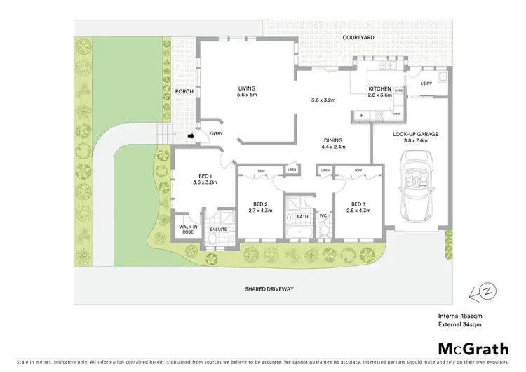 Floorplan of Homely villa listing, 1/4 Grove Road, Wamberal NSW 2260
