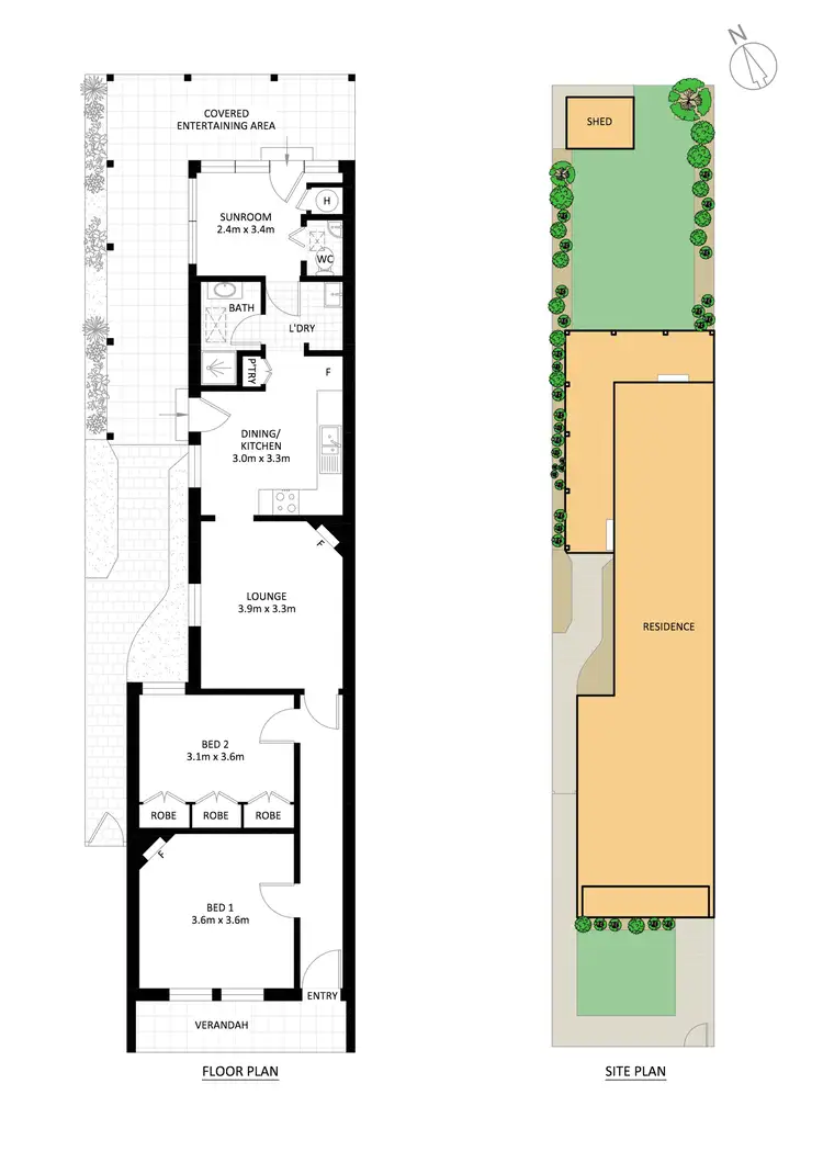 Floorplan of Homely house listing, 17 Gannon Street, Tempe NSW 2044