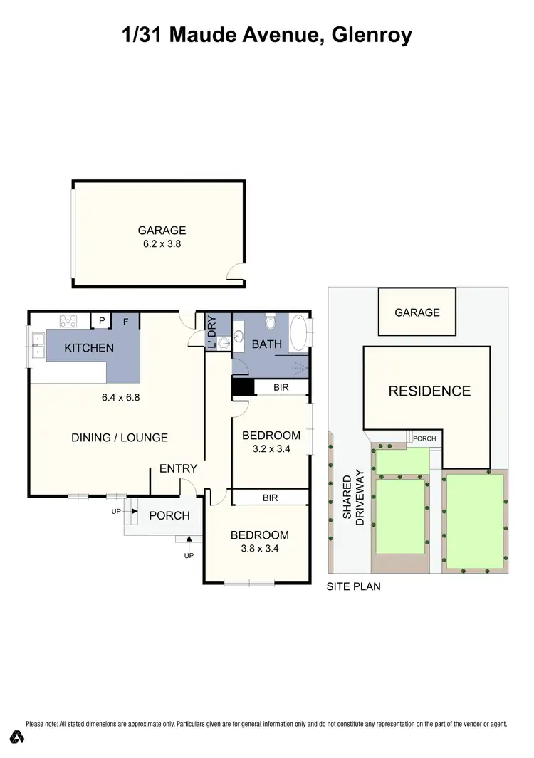 Floorplan of Homely unit listing, 1/31 Maude Avenue, Glenroy VIC 3046