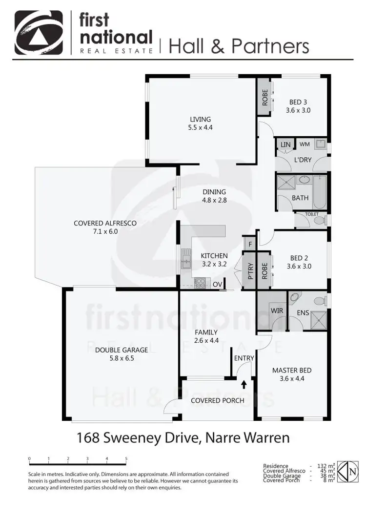 Floorplan of Homely house listing, 168 Sweeney Drive, Narre Warren VIC 3805