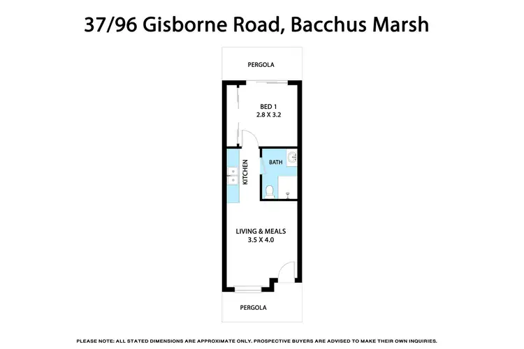 Floorplan of Homely unit listing, 37/96 Gisborne Road, Bacchus Marsh VIC 3340