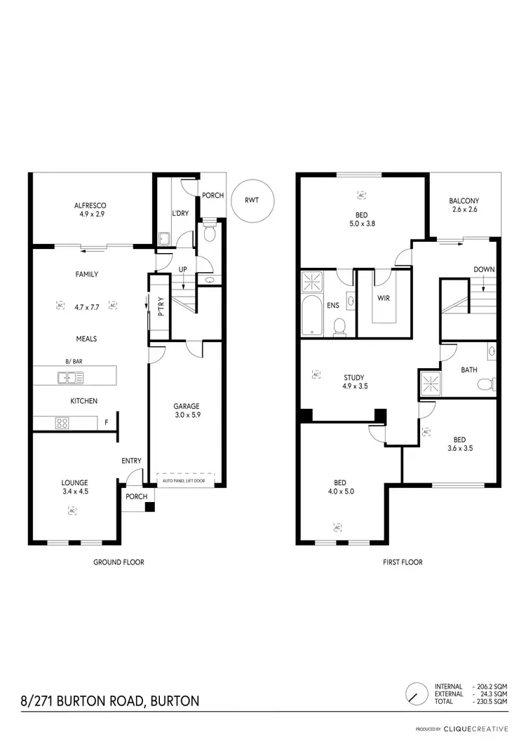 Floorplan of Homely house listing, 8/271 Burton Road, Burton SA 5110
