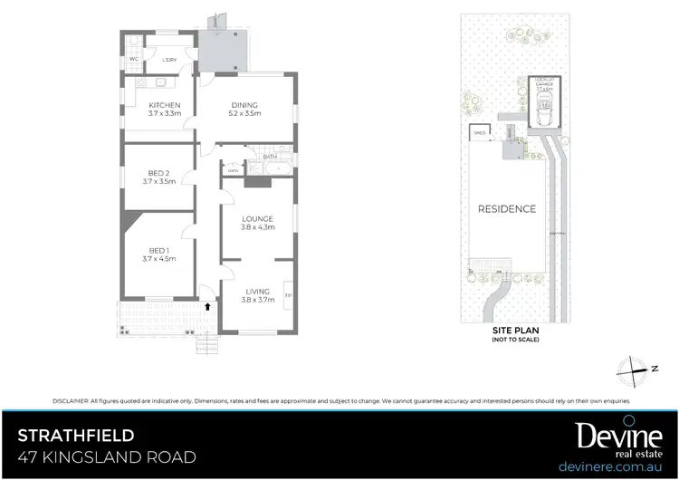 Floorplan of Homely house listing, 47 Kingsland Road, Strathfield NSW 2135