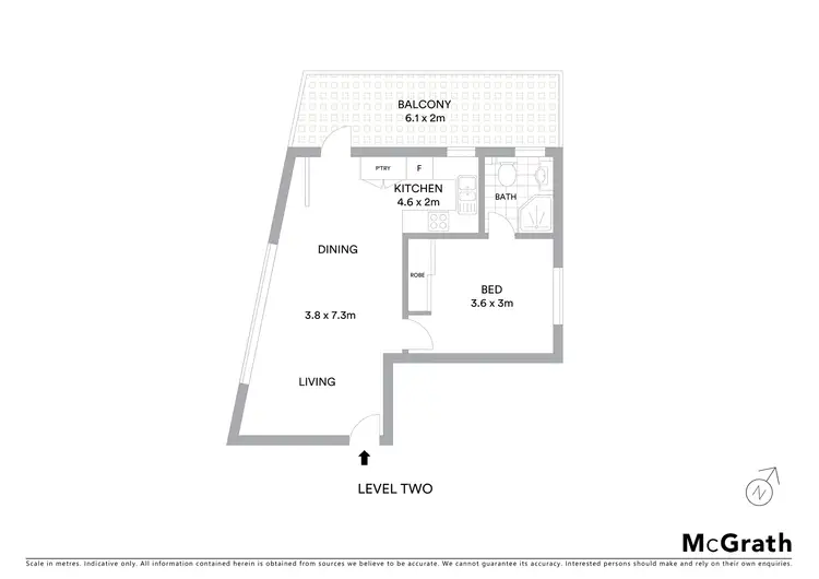 Floorplan of Homely apartment listing, 4/9 Florence Avenue, Eastlakes NSW 2018