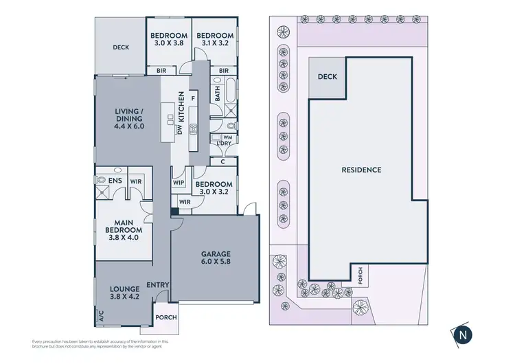 Floorplan of Homely house listing, 18 Celadon Street, Epping VIC 3076