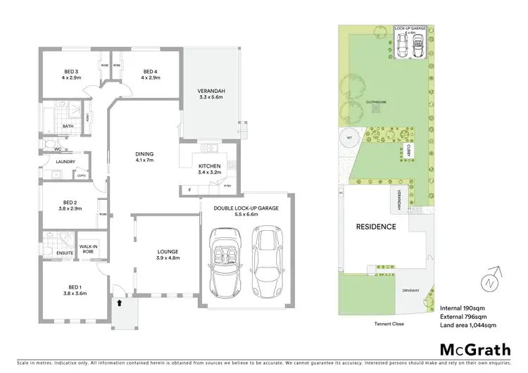 Floorplan of Homely house listing, 3 Tennant Close, Mudgee NSW 2850