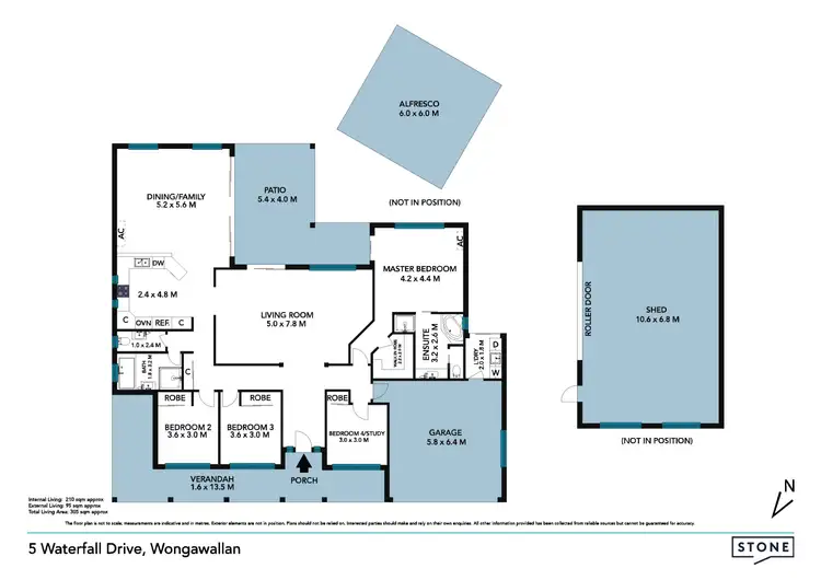 Floorplan of Homely house listing, 5 Waterfall Drive, Wongawallan QLD 4210
