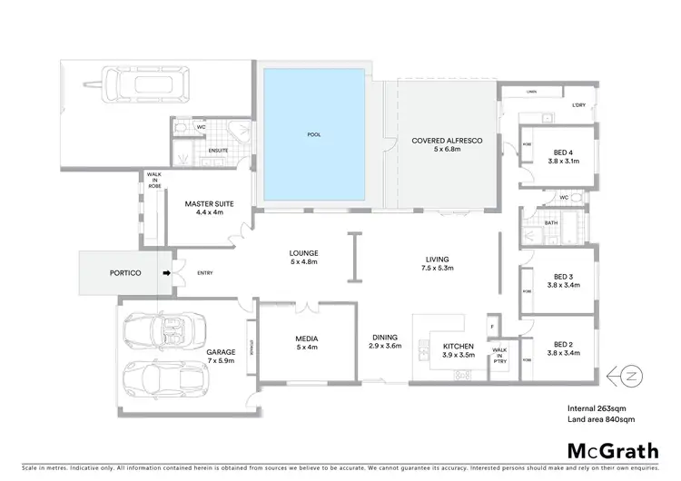 Floorplan of Homely house listing, 13 Landsdowne Street, Pelican Waters QLD 4551