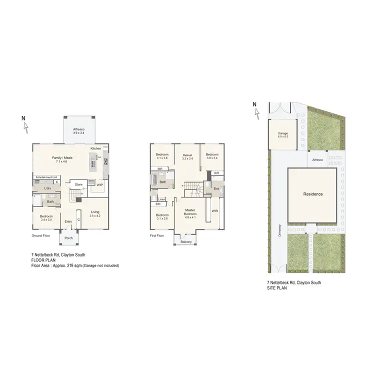 Floorplan of Homely house listing, 7 Nettelbeck Road, Clayton South VIC 3169