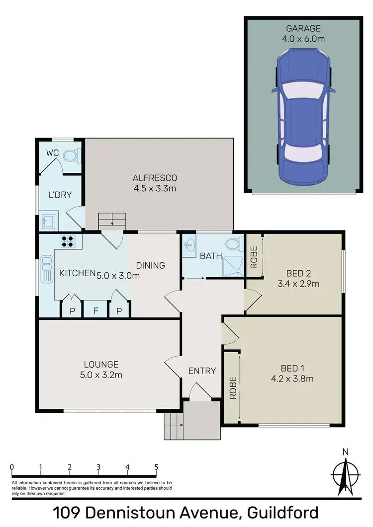 Floorplan of Homely house listing, 109 Dennistoun Avenue, Guildford NSW 2161