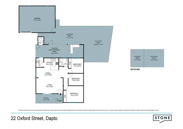 Floorplan of Homely house listing, 22 Oxford Road, Dapto NSW 2530