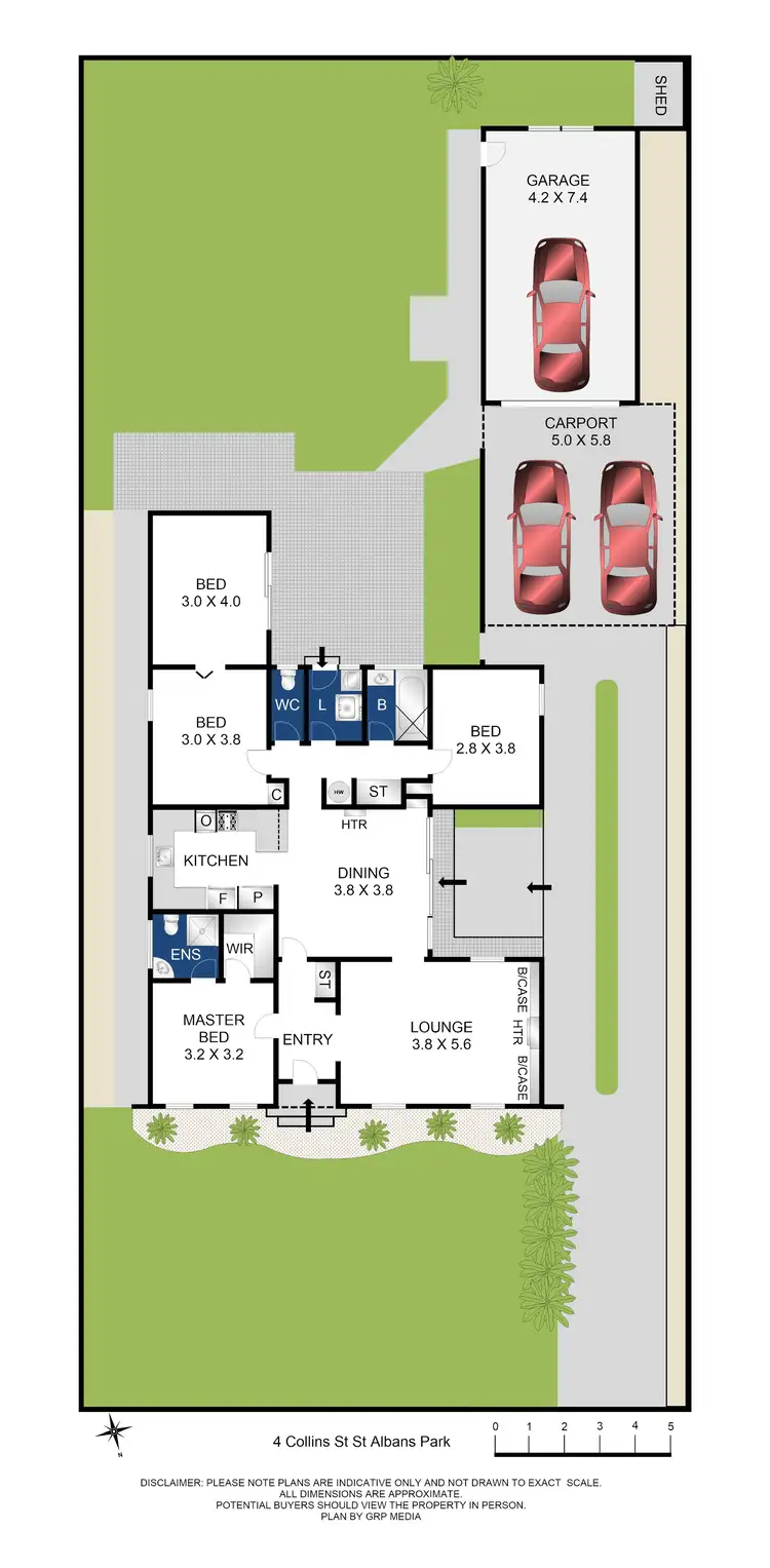 Floorplan of Homely house listing, 4 Collins Street, St Albans Park VIC 3219