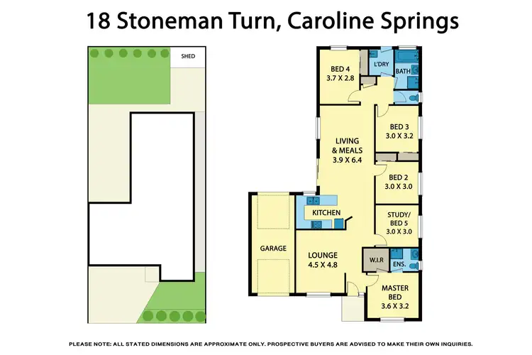 Floorplan of Homely house listing, 18 Stoneman Turn, Caroline Springs VIC 3023