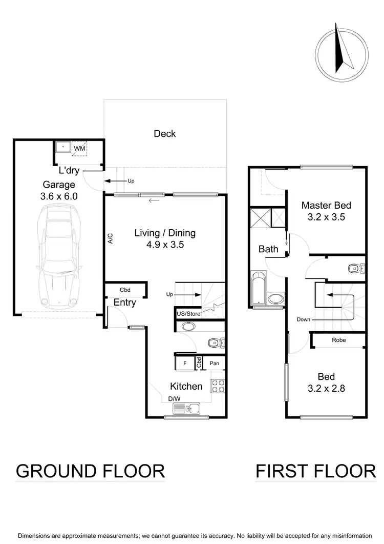 Floorplan of Homely unit listing, 42/105 Mountain Highway, Wantirna VIC 3152