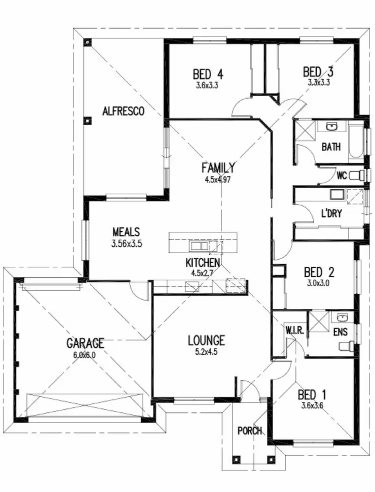 Floorplan of Homely house listing, 13 Chatham Road, Leneva VIC 3691