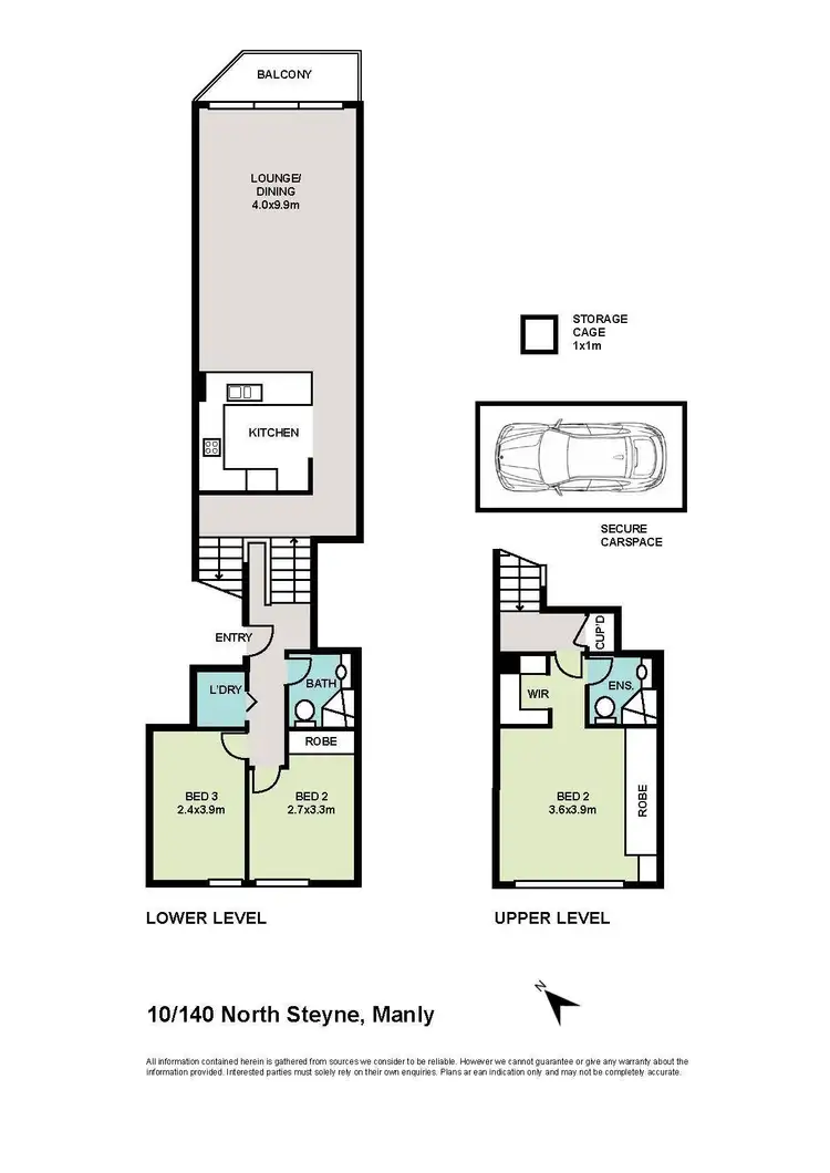 Floorplan of Homely apartment listing, 10/140 North Steyne, Manly NSW 2095