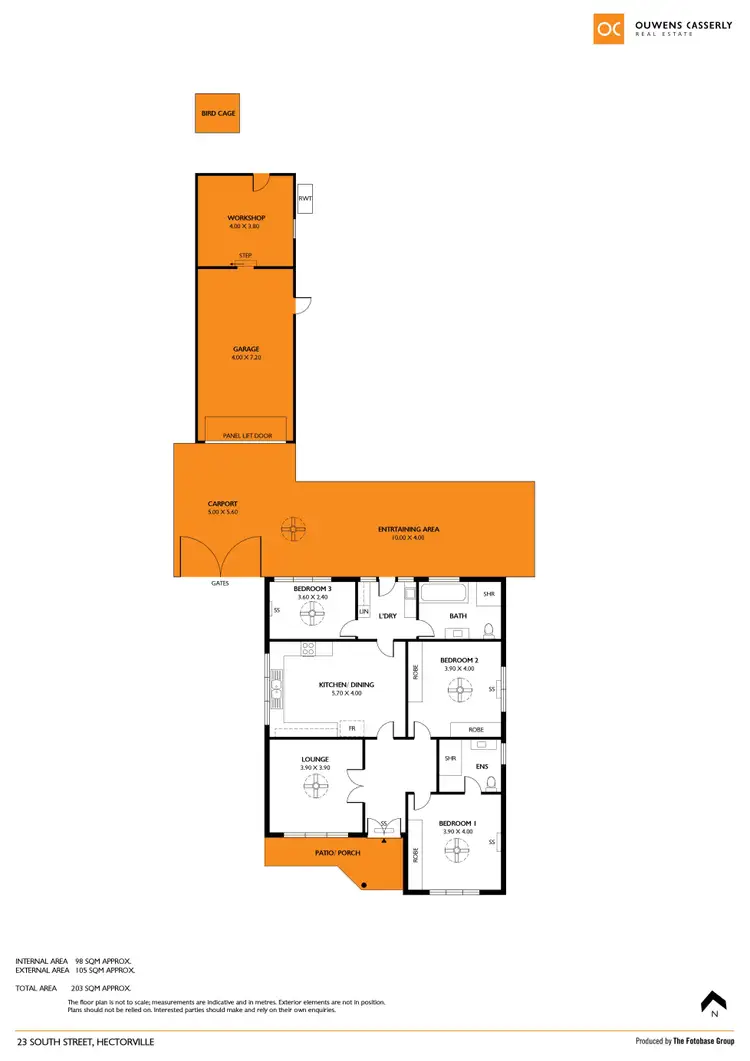 Floorplan of Homely house listing, 23 South Street, Hectorville SA 5073