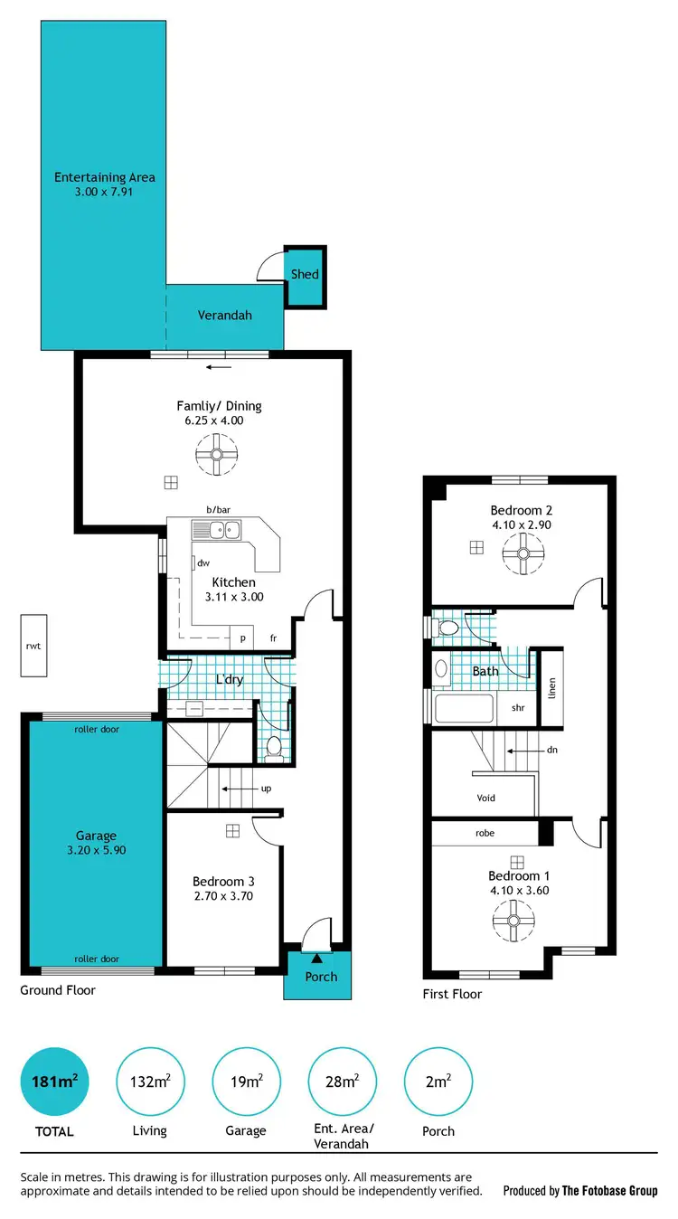 Floorplan of Homely townhouse listing, 170 Cliff Street, Glengowrie SA 5044