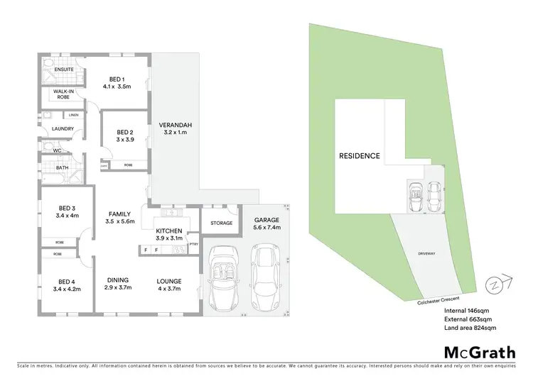 Floorplan of Homely house listing, 41 Colchester Crescent, Kirwan QLD 4817