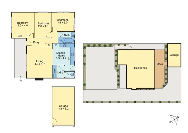 Floorplan of Homely unit listing, 1/8 Maxwell Street, Lalor VIC 3075