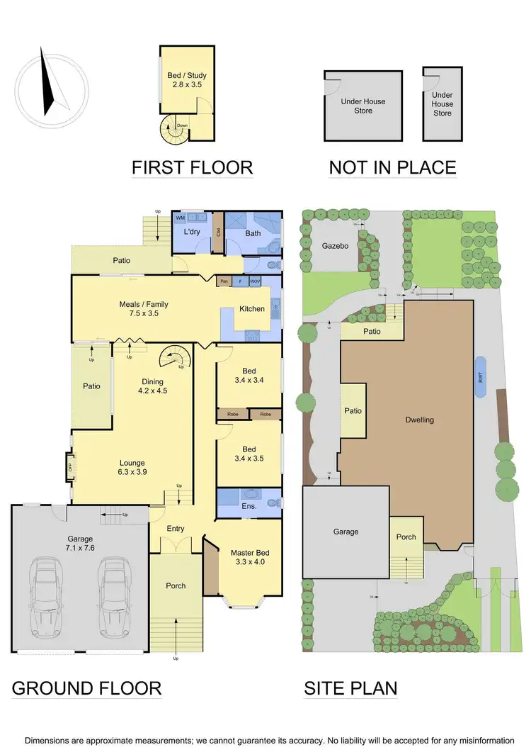 Floorplan of Homely house listing, 12 Moorhead Drive, Mill Park VIC 3082