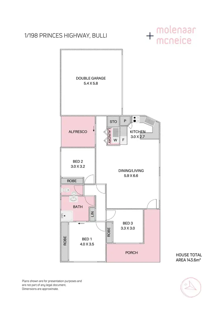 Floorplan of Homely villa listing, 1/198 Princes Highway, Bulli NSW 2516
