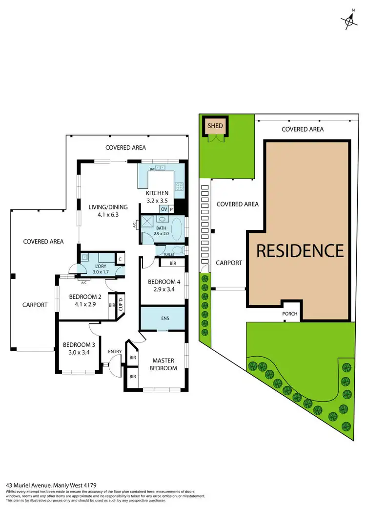 Floorplan of Homely house listing, 43 Muriel Avenue, Manly West QLD 4179