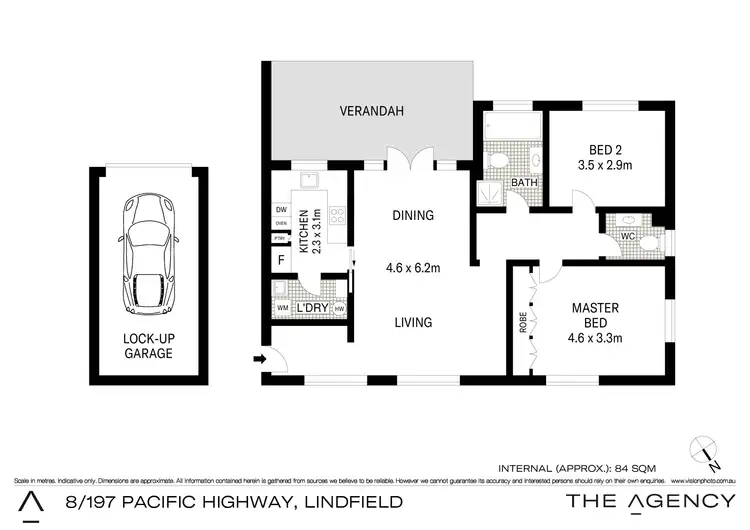Floorplan of Homely apartment listing, 8/197 Pacific Highway, Lindfield NSW 2070