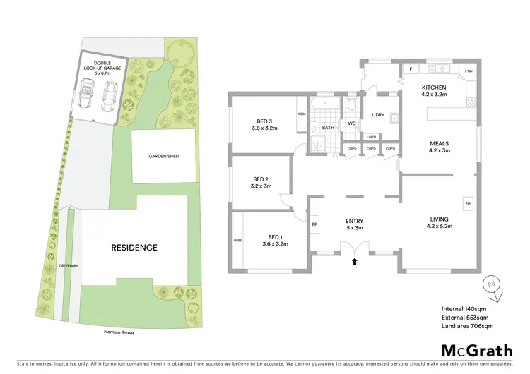 Floorplan of Homely house listing, 5 Norman Street, Ballarat North VIC 3350
