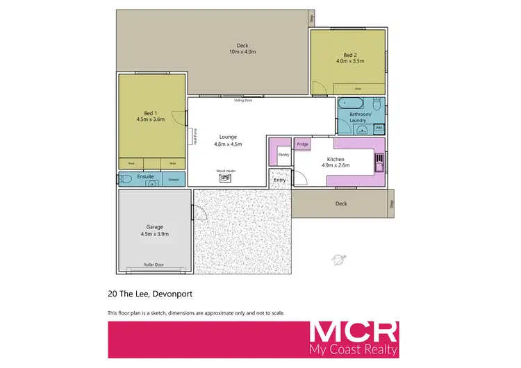 Floorplan of Homely house listing, 20 The Lee, Devonport TAS 7310