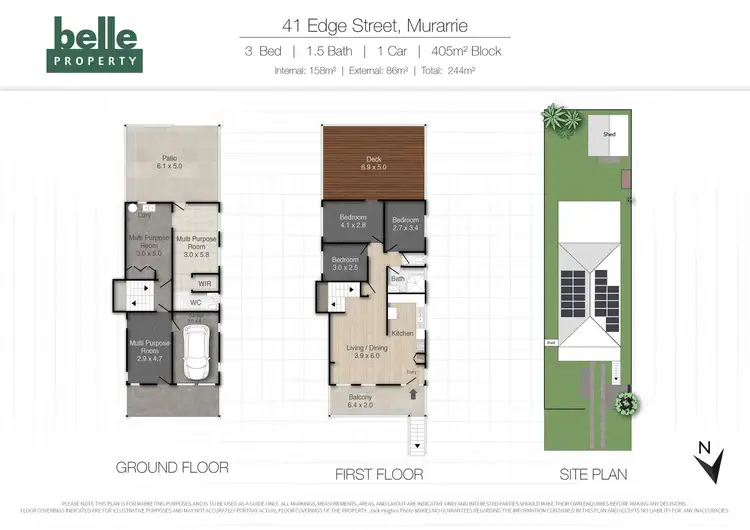 Floorplan of Homely house listing, 41 Edge Street, Murarrie QLD 4172